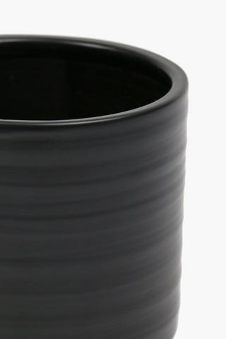 Ripple Footed Planter, 11x11cm