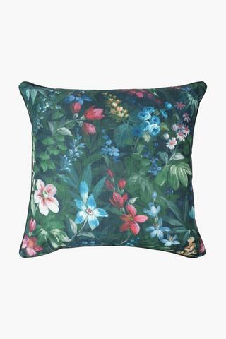 Premium Aubrey Floral Feather Scatter Cushion, 60x60cm