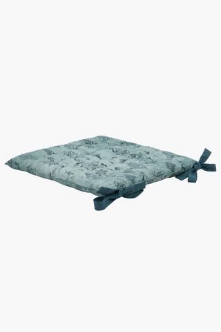 Printed Medallion Chairpad, 50x50cm