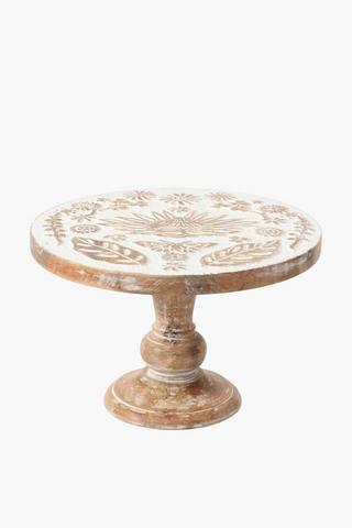 Colab Joh Del Wood Cake Stand
