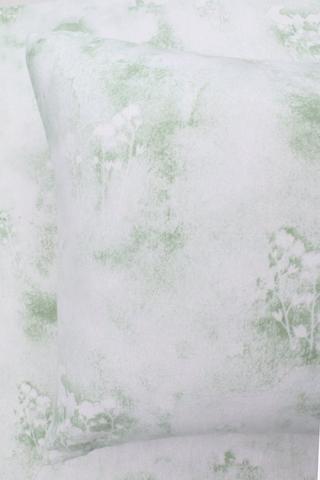 Winter Brushed Cotton Floral Flannel 2 Pack Standard Pillowcase