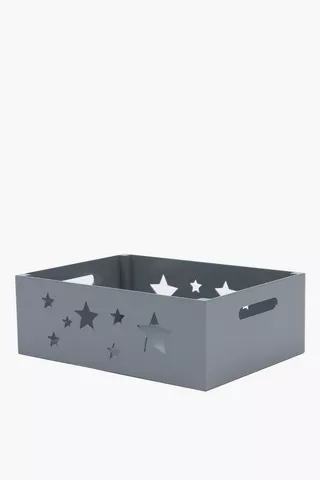 Star Wooden Crate Large