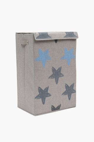 Knock Down Stars Laundry Wash Basket