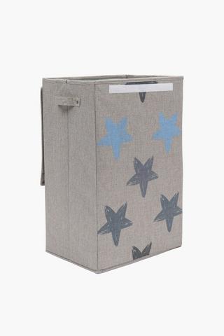 Knock Down Stars Laundry Wash Basket