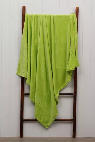 Plush Woven Flannel Blanket, 125x150cm