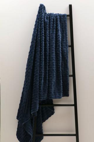 Waffle Coral Fleece Blanket, 180x200cm
