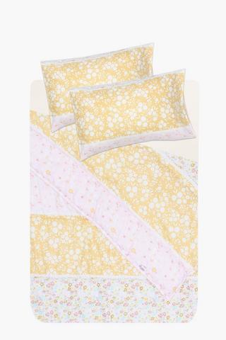 Microfibre Autumn Floral Comforter Set