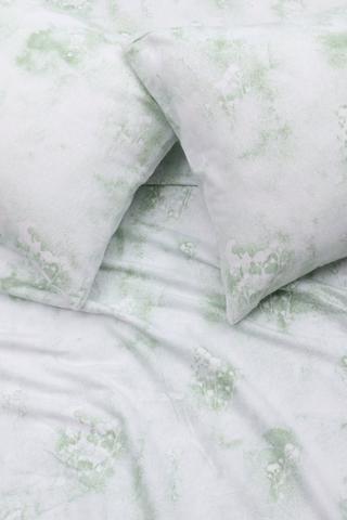 Winter Brushed Cotton Flannel Floral Fitted Sheet