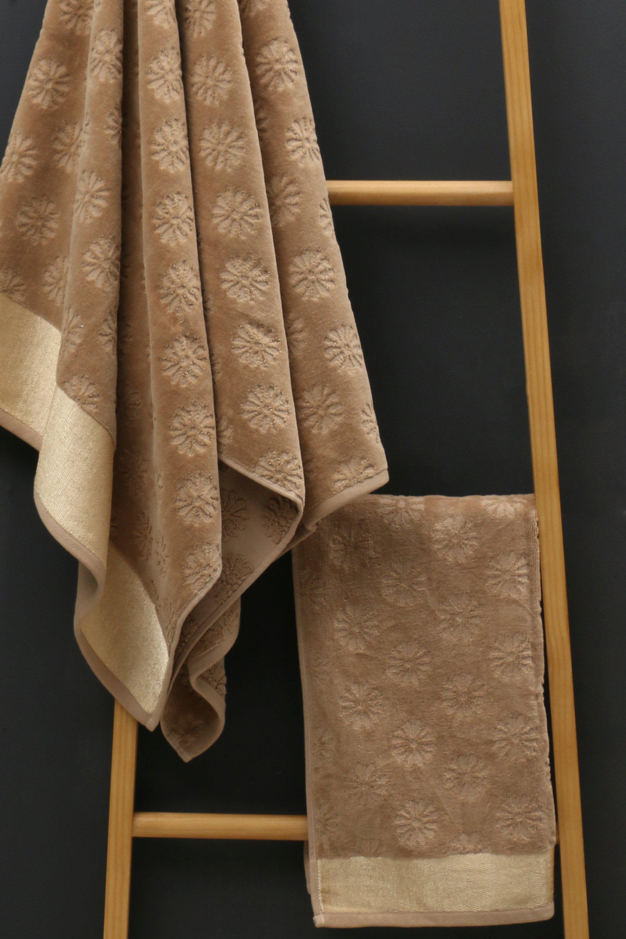 100 Cotton Sunflower Jacquard Bath Towel