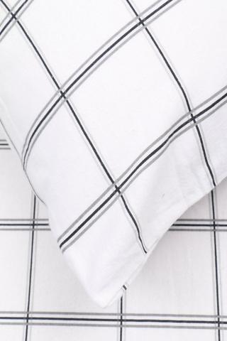 Winter Brushed Cotton Check Fitted Sheet