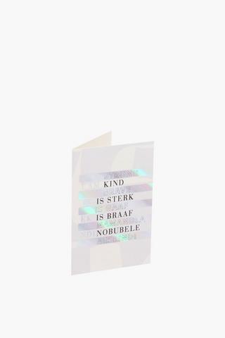 Affirmations Foil Gift Card Mini