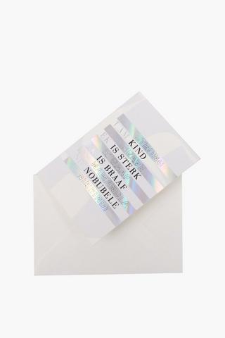 Affirmations Foil Gift Card Mini