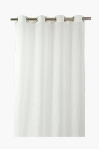 Sheer Chrisy Eyelet Curtain, 140x225cm