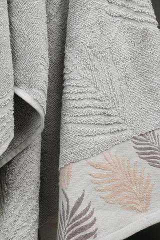 Jacquard Palm Cotton Hand Towel