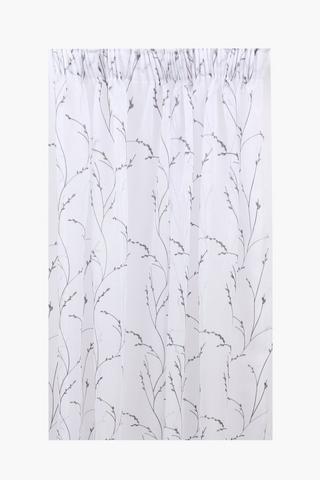 Fields Sheer Taped Curtain, 218x270cm