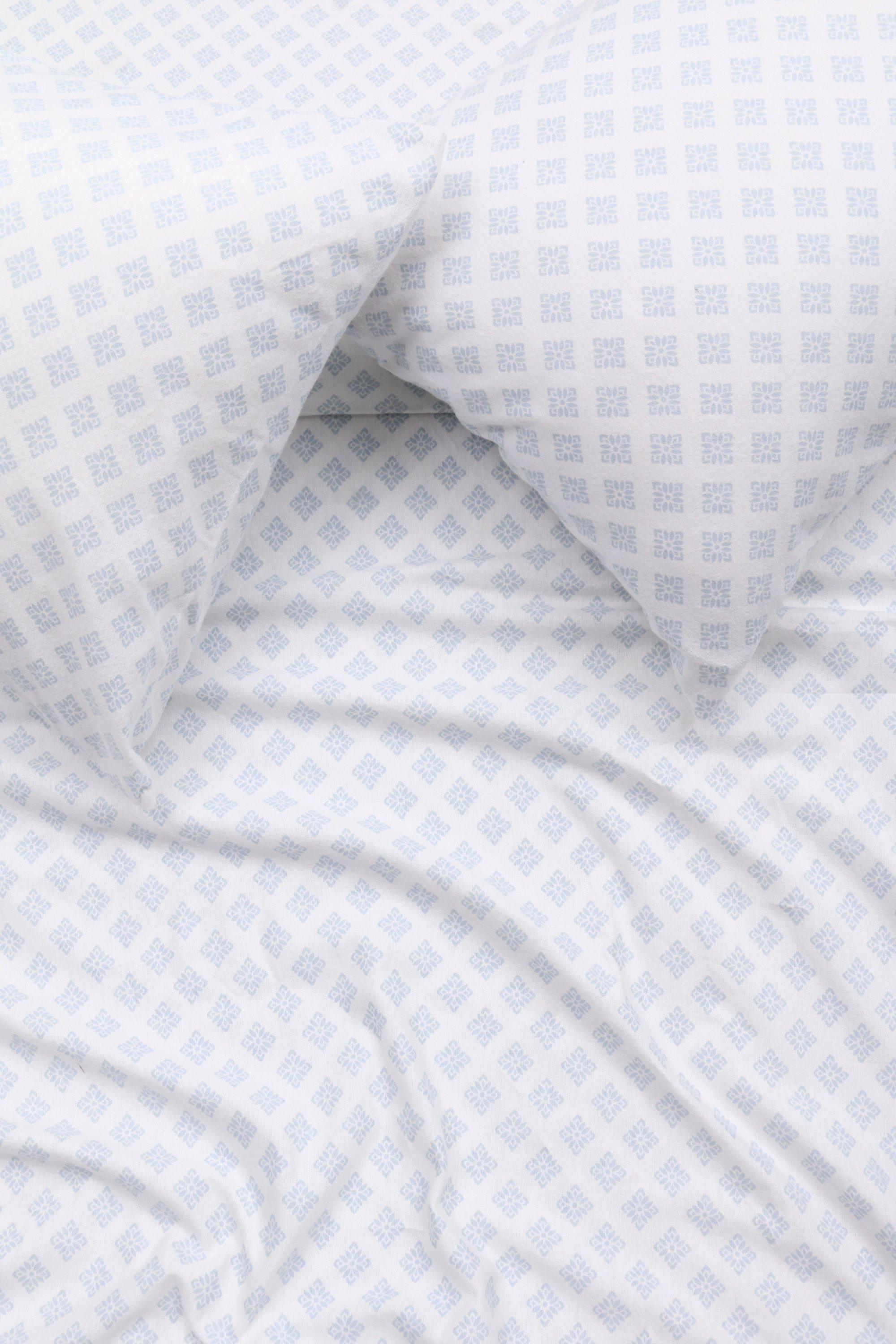 Winter Brushed Cotton Flannel Flat Sheet