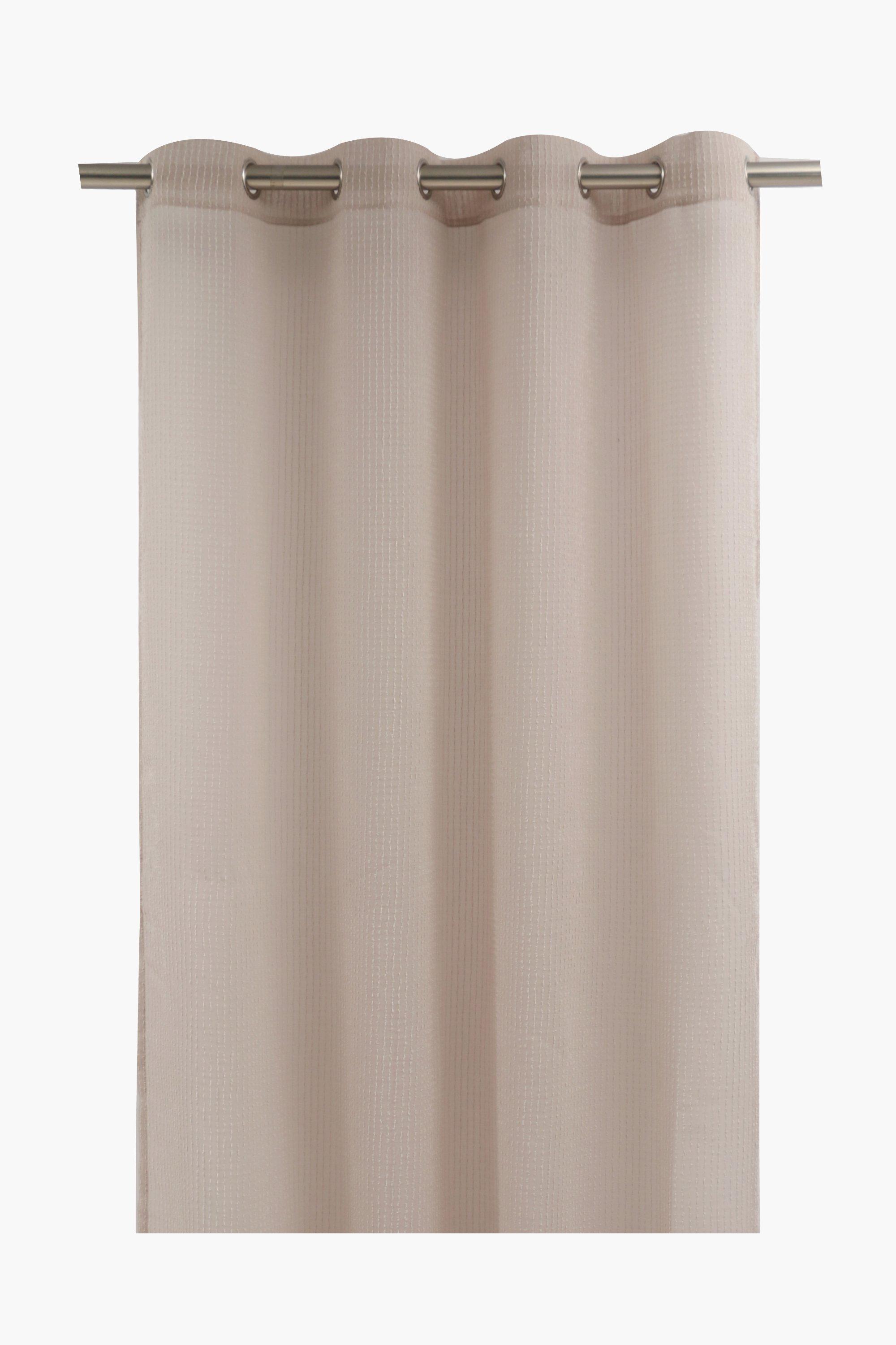 Sheer Tinley Fray Eyelet Curtain, 140x225cm