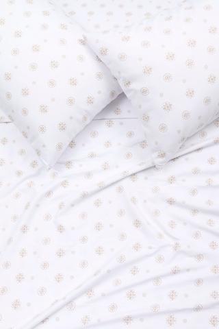 Microfibre Winter Brushed Flannel Larimar Fitted Sheet