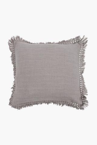 Edge Fray Scatter Cushion, 50x50cm