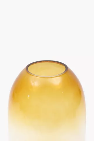 Amber Elegance Vase, 18x37cm