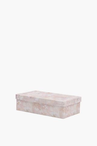 Pearl Floral Storage Box Small