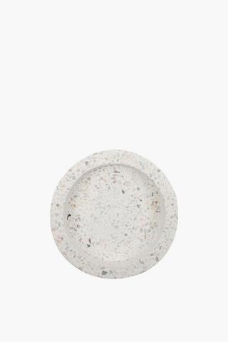 Terrazzo Candle Plate, 11x3cm