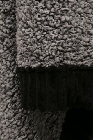 Ribbed Sherpa Blanket, 150x200cm