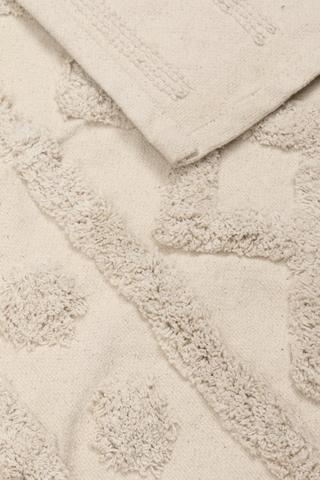 Cotton Tufted Jacquard Classic Rug, 120x180cm
