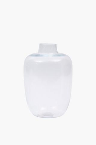 Glass Bottle Vase, 25x38cm