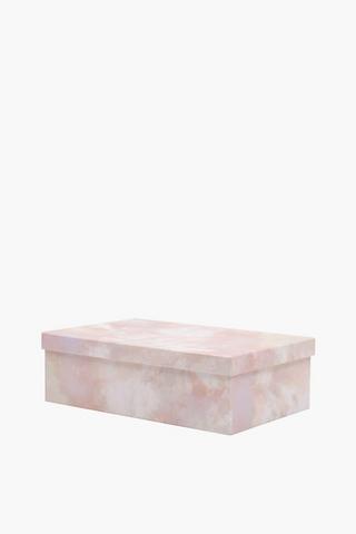 Pearl Floral Storage Box Medium
