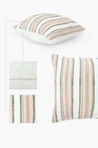 Embroidered Rhyolite Scatter Cushion, 50x50cm