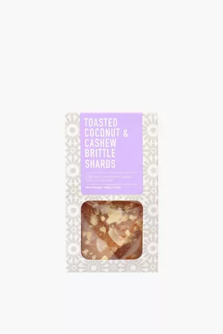 Jennings Toasted Coconut And Cashew Brittle, 140g
