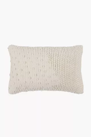 Textured Bobble Scatter Cushion, 40x60cm