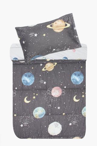 Soft Touch Space Reversible Comforter Set