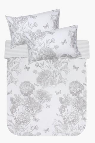 Cotton Classic Floral Duvet Cover Set