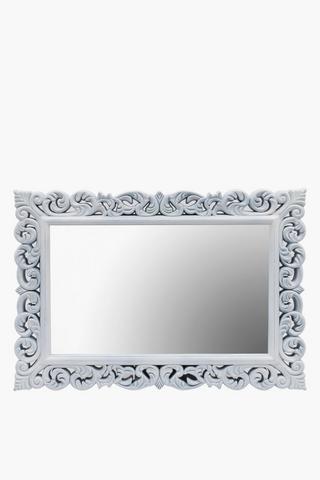 Classic Lattice Mirror, 89x62cm