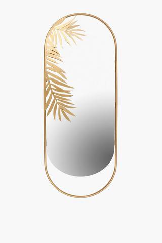 Leafy Pill Mirror, 35x90cm