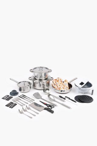 50 Piece Kitchen Starter Set