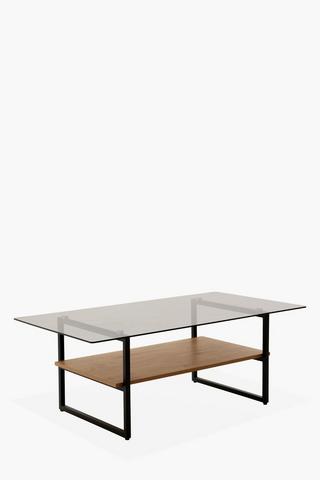 2 Tier Glass Coffee Table