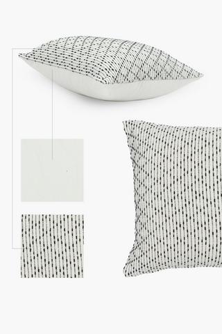 3 Pack Textured Mingle Scatter Cushion Covers, 45x45cm