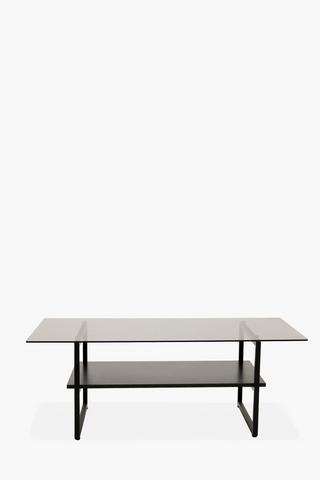 2 Tier Glass Coffee Table