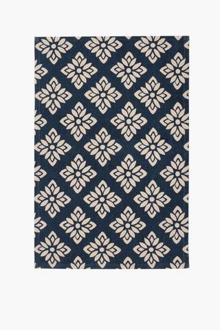 Printed Saphire Rug, 60x90cm