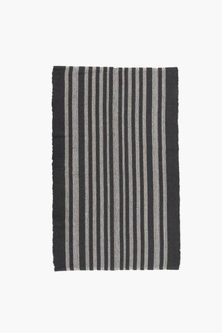 Opp Trinidad Jacquard Stripe Rug, 50x80cm