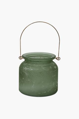 Frosted Glass Lantern, 10cm