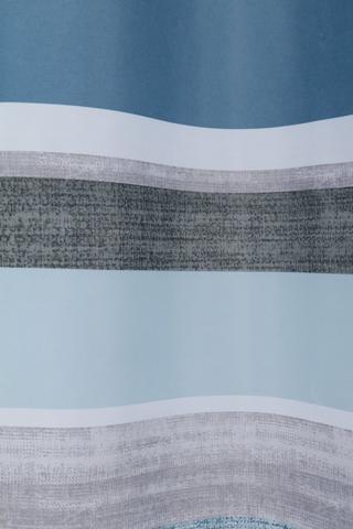 Ametrine Stripe Pvc Shower Curtain