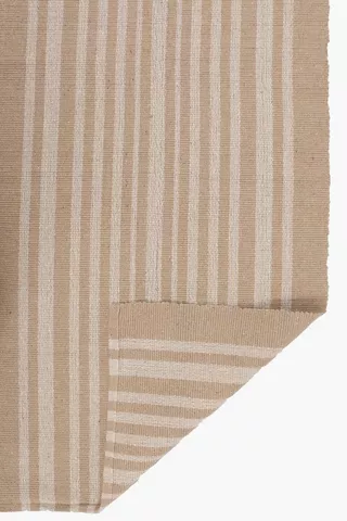 Opp Trinidad Jacquard Stripe Rug, 70x140cm