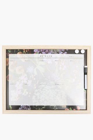 Magnetic Onyx Weekly Planner With Marker, A3