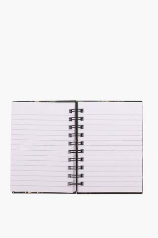 Onyx Foil Spiral Notebook A6