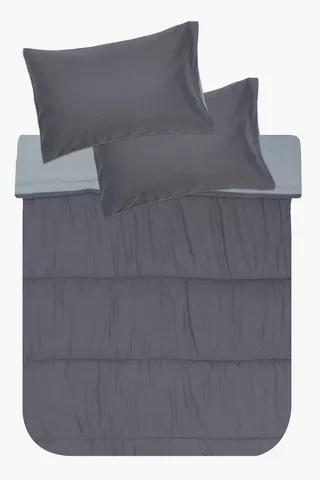 Soft Touch Woven Plain Comforter Set