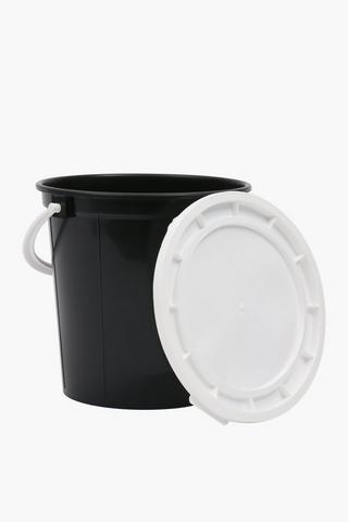 Plastic Bucket With Lid, 10l